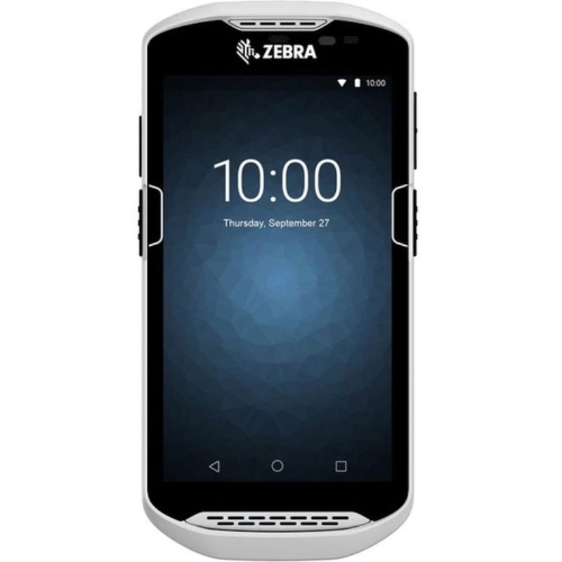 Zebra TC52 Touch Computer with 5" HD display, rugged design, SE4710 scanner, and robust connectivity for enterprise use.