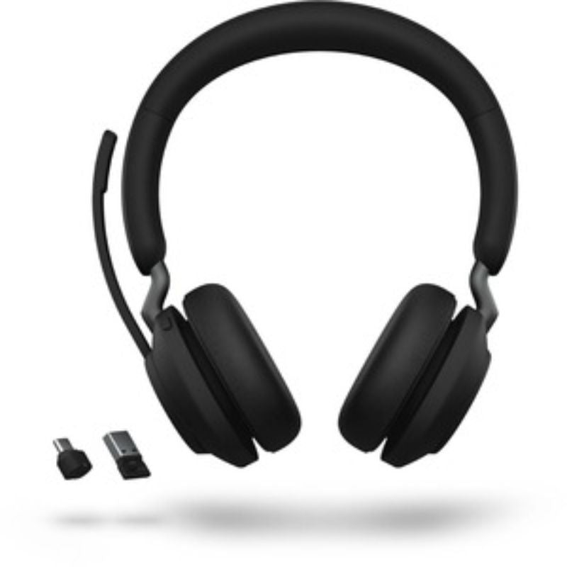 Jabra Evolve2 65 Wireless Headset - Stereo USB-C, Bluetooth, Over-the-Head Comfort