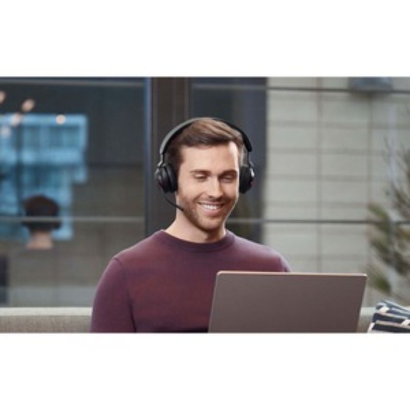 Jabra Evolve2 65 Wireless Headset - Stereo USB-C, Bluetooth, Over-the-Head Comfort