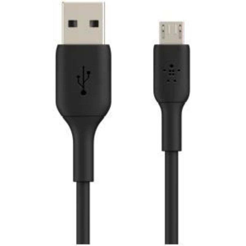Belkin BOOST CHARGE 1M USB-A to Micro-USB Cable - High-Speed Charging & Data Transfer, Black