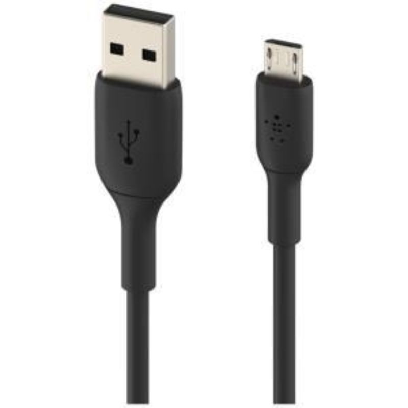 Belkin BOOST CHARGE 1M USB-A to Micro-USB Cable - High-Speed Charging & Data Transfer, Black