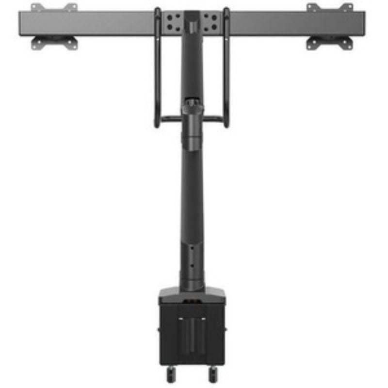 StarTech Dual Monitor Arm with USB & Audio, optimizing workspace with full motion, dual monitor support, and cable management.