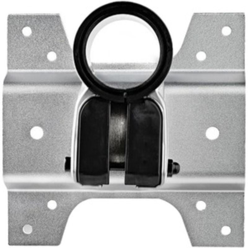Startech VESA Monitor Mount Adapter for Apple displays, offering 360° rotation, tilt adjustments, and a sleek silver finish.
