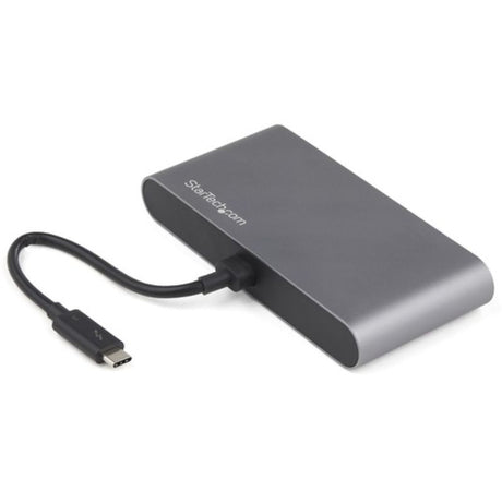 Startech Thunderbolt 3 Mini Dock with dual 4K 60Hz output, Gigabit Ethernet, and compact design for professionals.