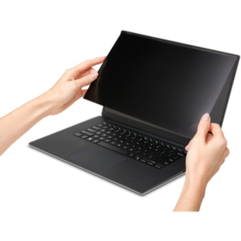Kensington MagPro 14-inch magnetic privacy screen filter offering anti-glare, scratch resistance, and limited viewing angle for privacy.