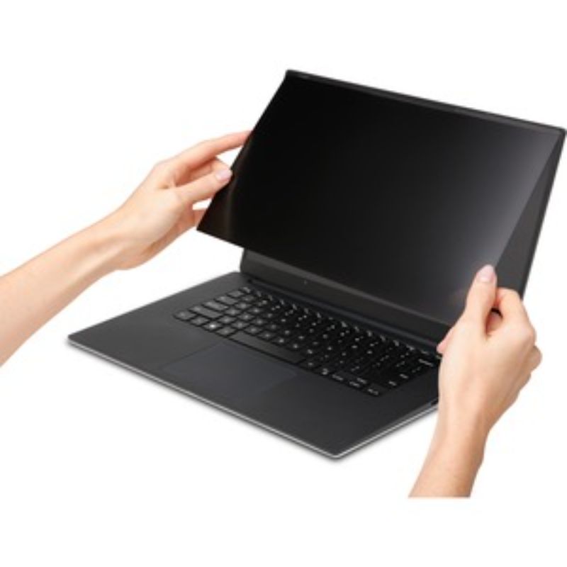 Kensington MagPro 14-inch magnetic privacy screen filter, anti-glare, scratch-resistant, limits viewing angle for privacy.