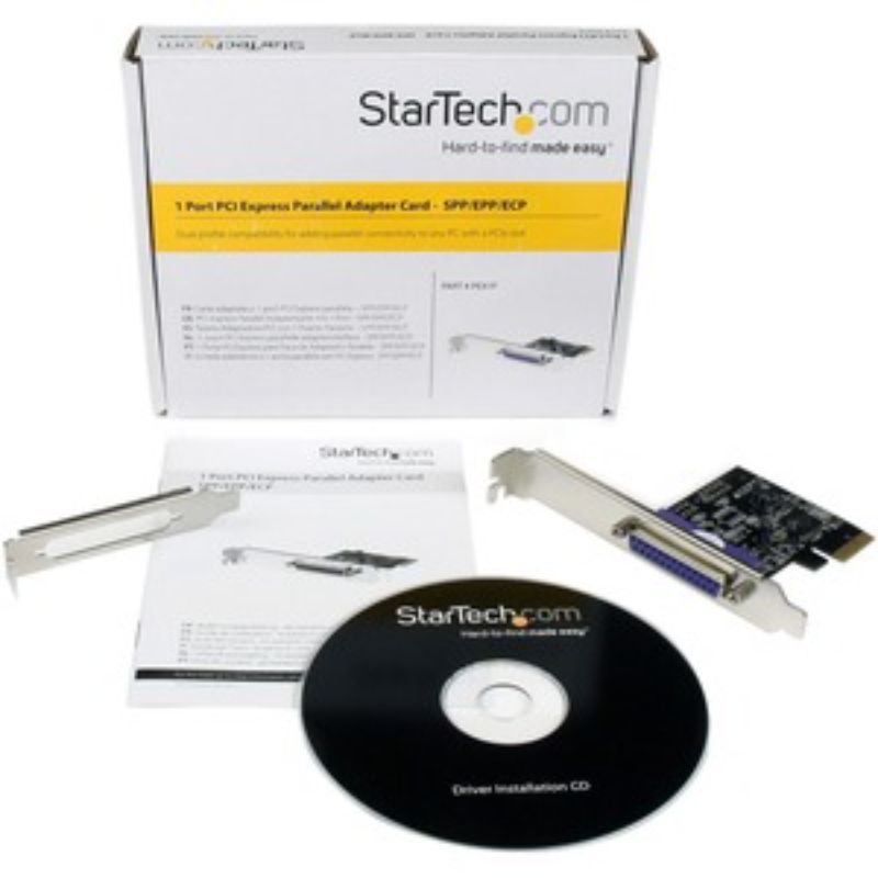 Startech 1-Port Parallel PCIe Card - PCI Express to Parallel DB25 Adapter Card