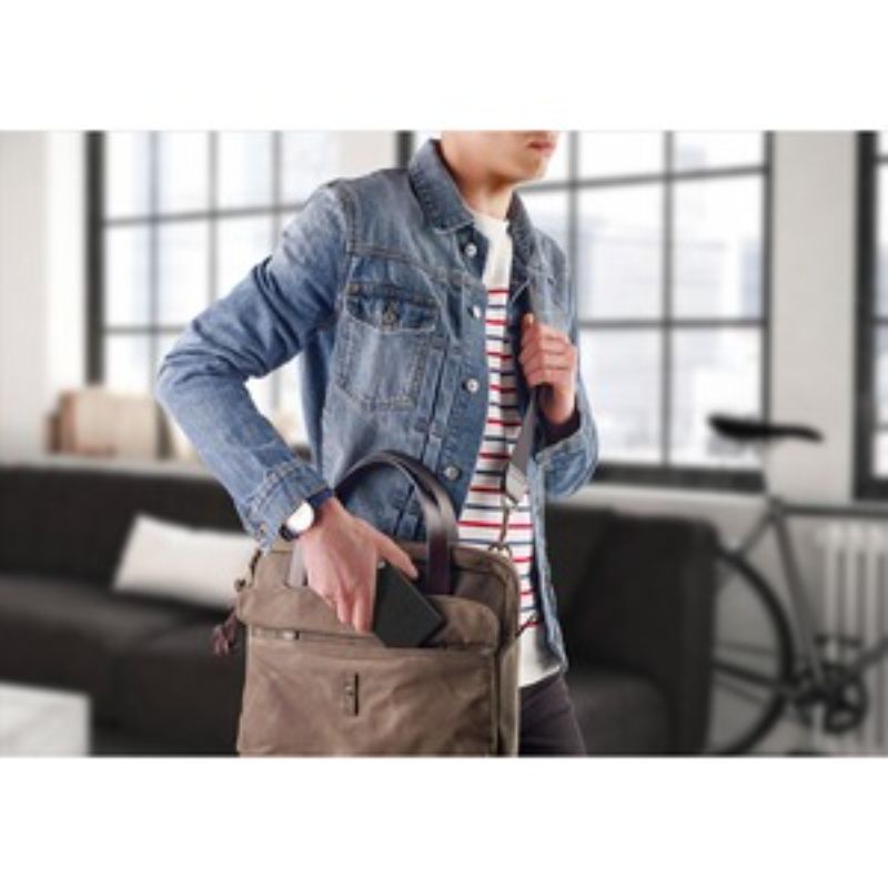 Seagate One Touch 2TB Portable Hard Drive in black, ideal for Windows and Mac with USB 3.0, sleek design for easy portability.