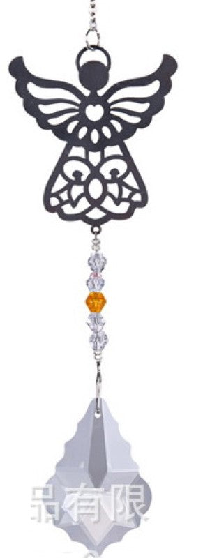 Suncatcher with Angel Cutout - ANGEL - Set of 2
