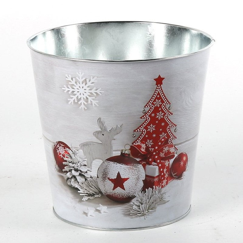 Metal Pot Cover Christmas - Set of 2