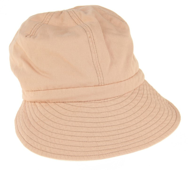Hat - Visor Cap Style Hat Cotton - PINK