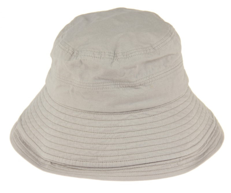 Hat - Extendable Brim Edge Bucket - GREY