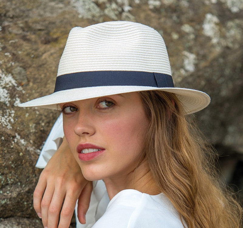 Hat - Unisex Fedora - IVORY 60CM