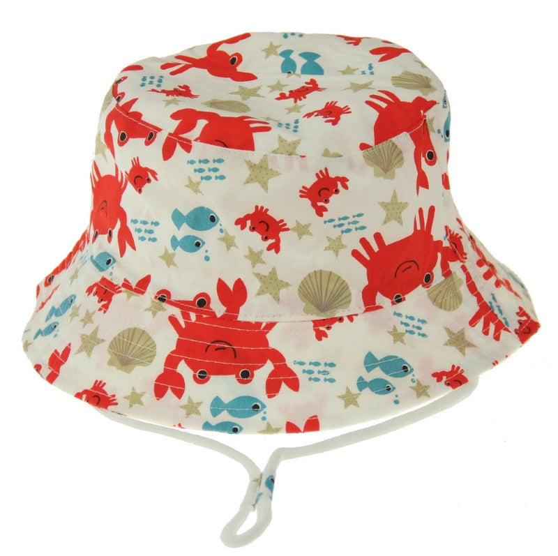 Hat - Crab Kids Bucket Hat 54cm - 54cm - Set of 2
