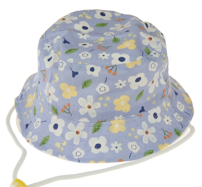 Hat - Floral Kids Bucket Hat 50cm - 50cm - Set of 2- Version 3