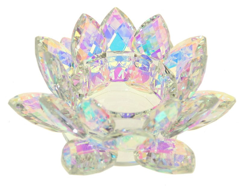 Crystal Tealight Holder - SMALL CLEAR
