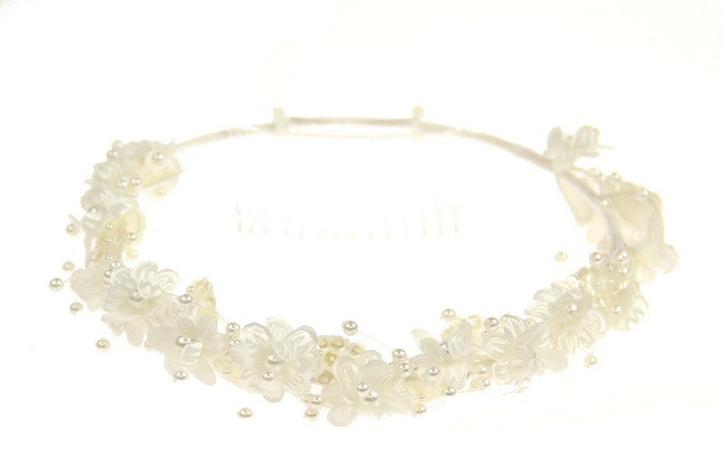 Bridal Headpiece - Ivory Circlet