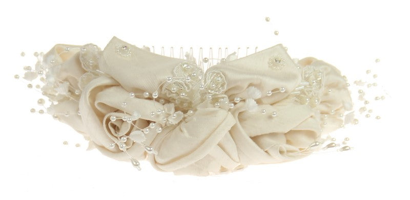 Bridal Headpiece - Ivory Comb Headpiece