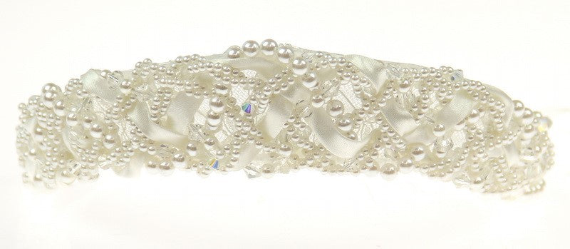 Bridal Headpiece - Ivory Tiara