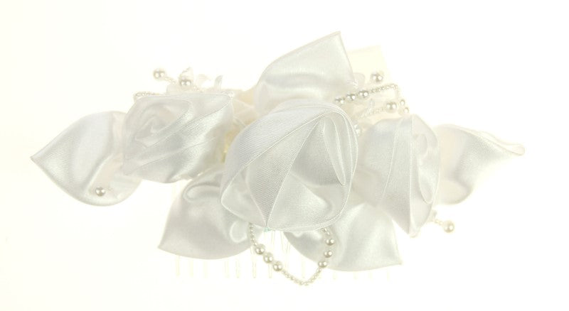 Bridal Headpiece - White- Version 2