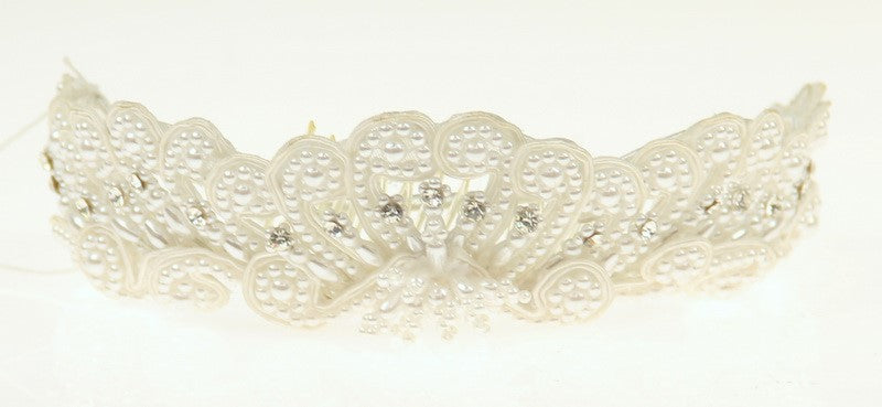 Bridal Headpiece - Pearl Tiara