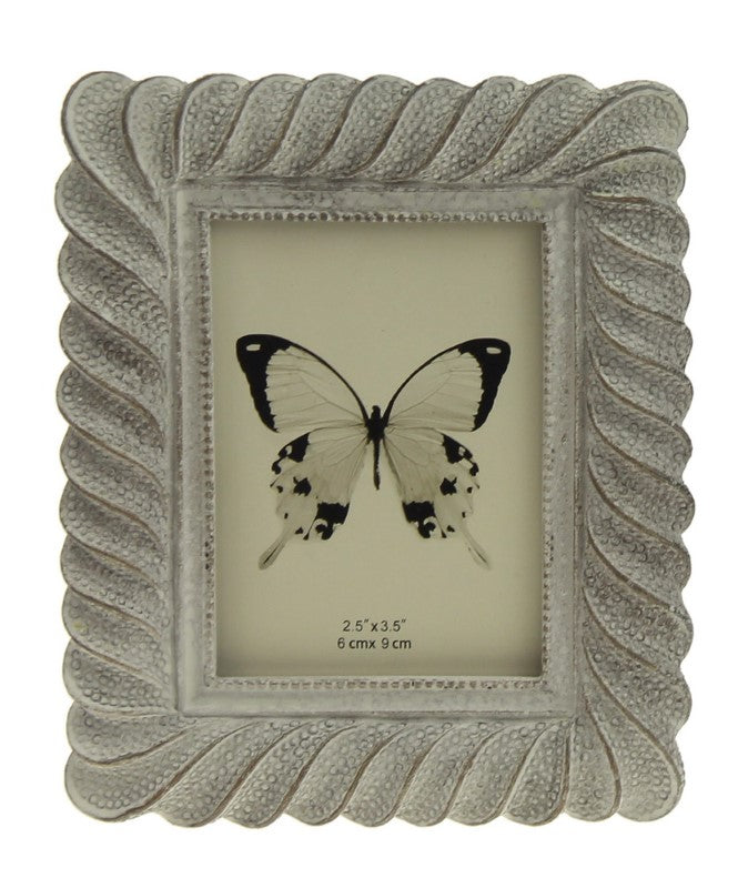 Twist Pattern Photoframe - TAUPE - Set of 2