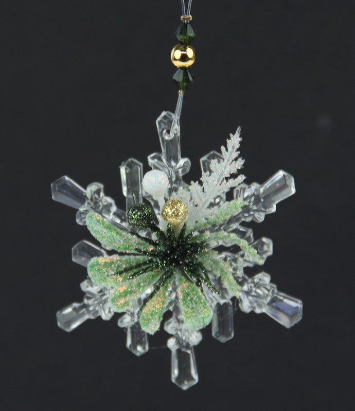 Mistletoe Snowflake Set Of 24 - SNOWFLAKE