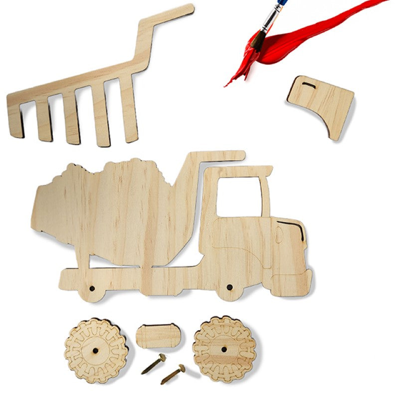 Pine Paint DIY Kit - Interactive Transport Dump Truck