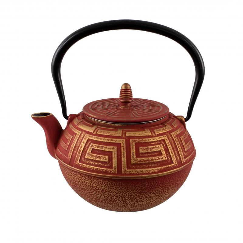 Teapot - Avanti Majestic 1.2L (Red/Gold)