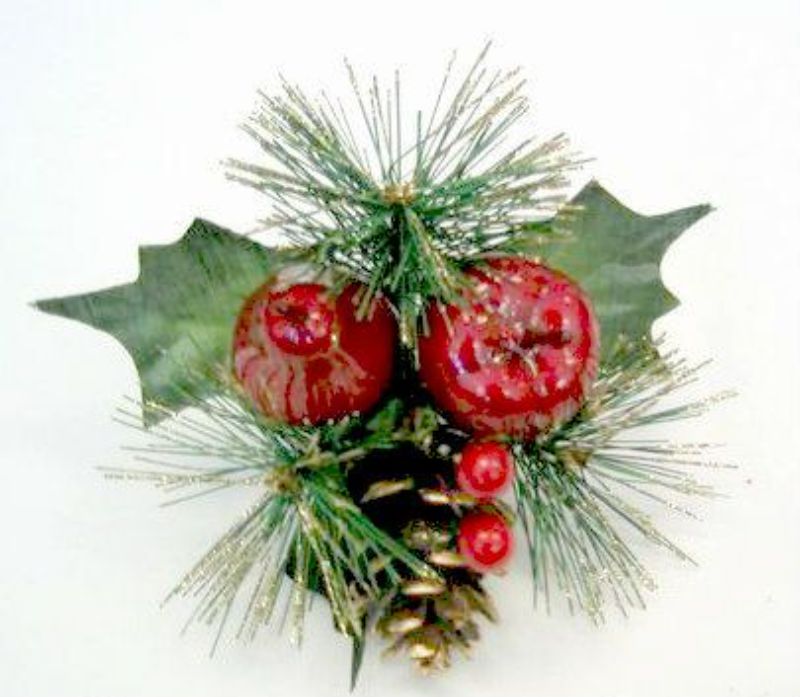 Artificial Fruit Pick - Red Xmas