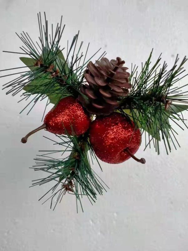 Artificial Christmas Fruit Pick (Red)