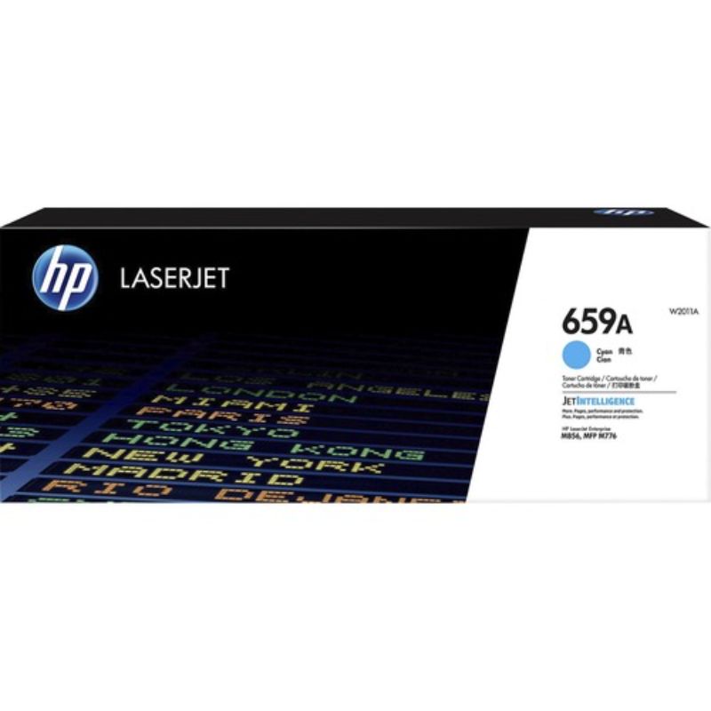 High Yield HP 659A Cyan Toner Cartridge - Genuine Laser Toner for 13000 Pages Print