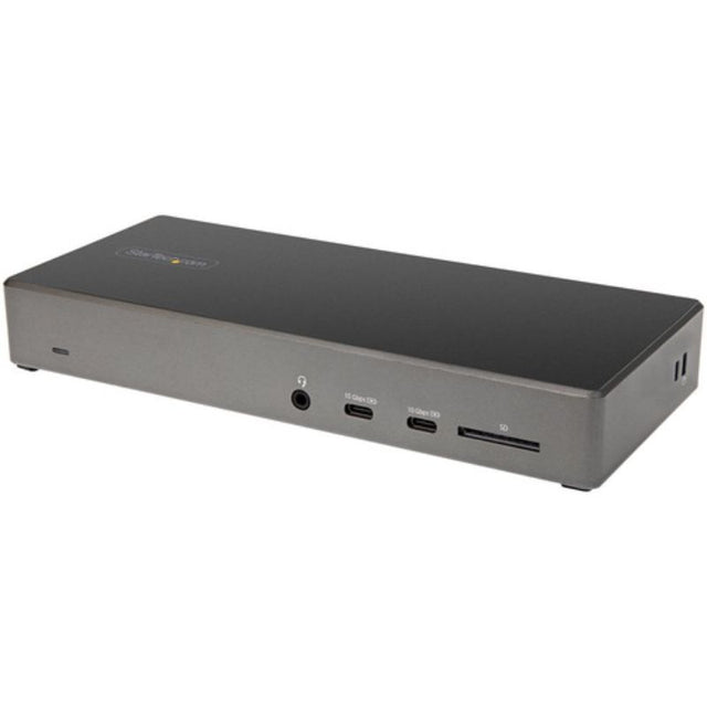 StarTech.com USB C Docking Station supports triple 4K displays, 100W Power Delivery, and features 6 versatile USB ports.