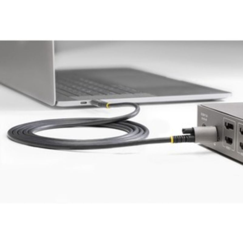 StarTech.com 50cm Locking USB-C Cable - 10 Gbps Data Transfer, 100W Power Delivery, 8K Video