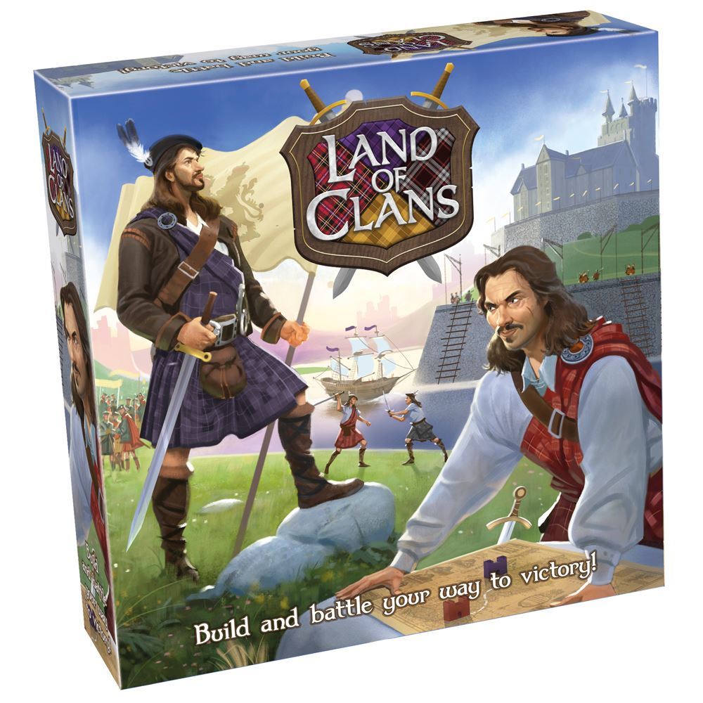 Engaging family strategy game set in the Scottish Highlands, where players lead clans to conquer territories and castles.