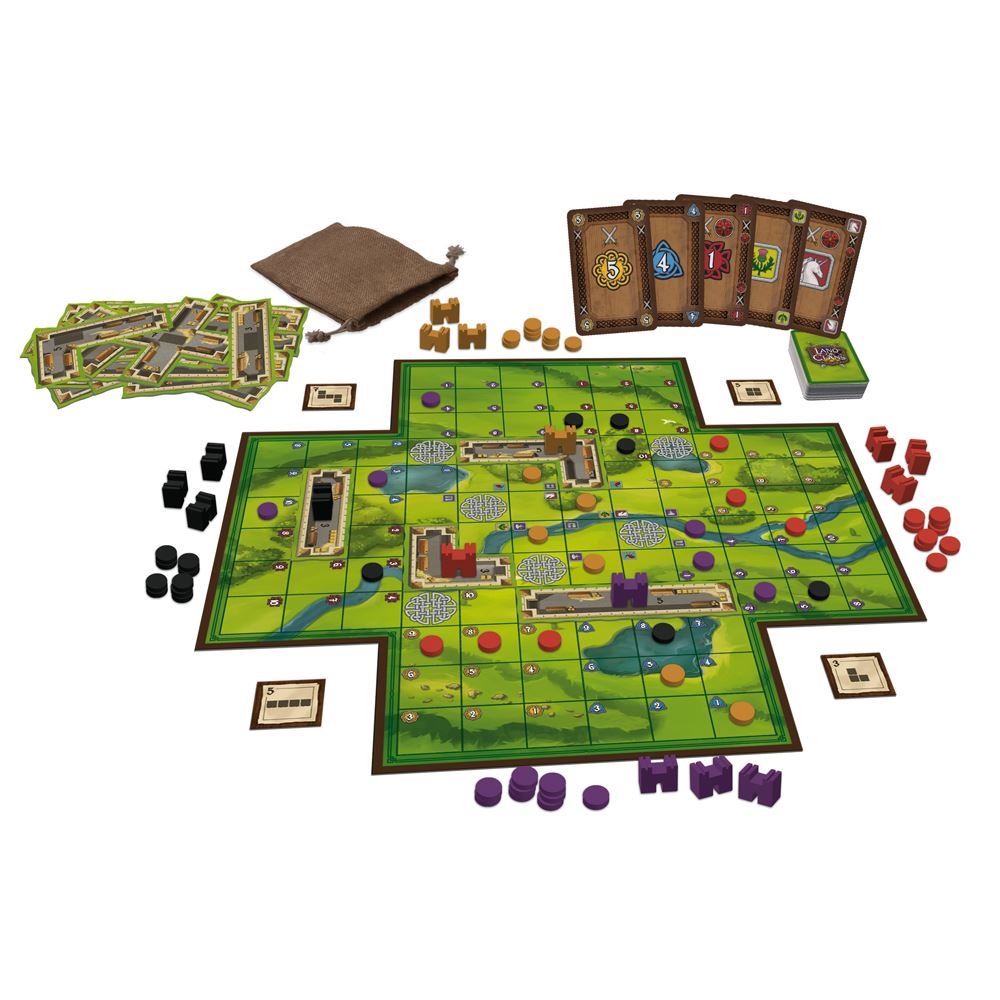 Engaging family strategy board game set in the Scottish Highlands, where players compete for territories and resources.