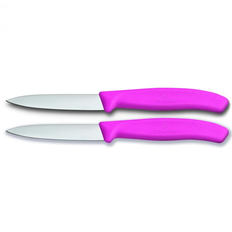 Paring Knife - Victorinox Classic Pointed Blade2 Pc Set Pink (8cm)