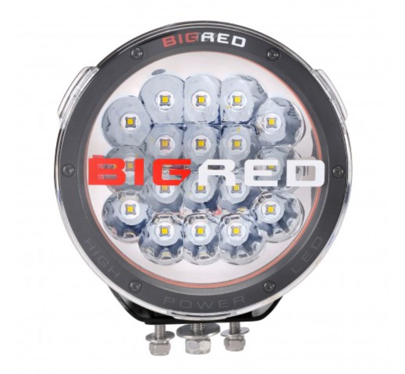 BIG RED - 12/24V 7IN 90W 9000L SINGLE LED DRIVING LIGHT