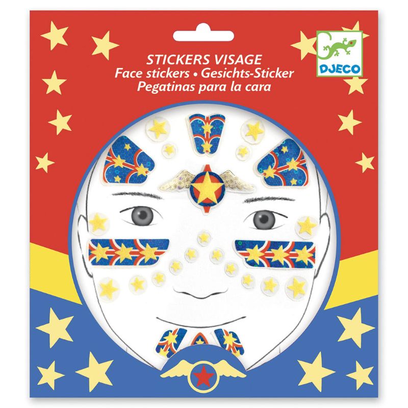 Sticker Activity Book - Super hero (Set of 4) - Djeco