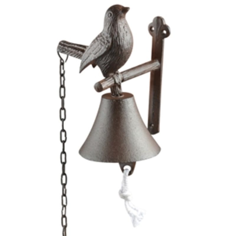 Doorbell - Cast Iron Bird Chain
