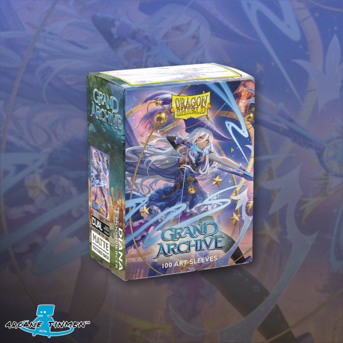 Dragon Shield: Sleeves - Matte Dual Art - Grand Archive: Diana, Moonpiercer