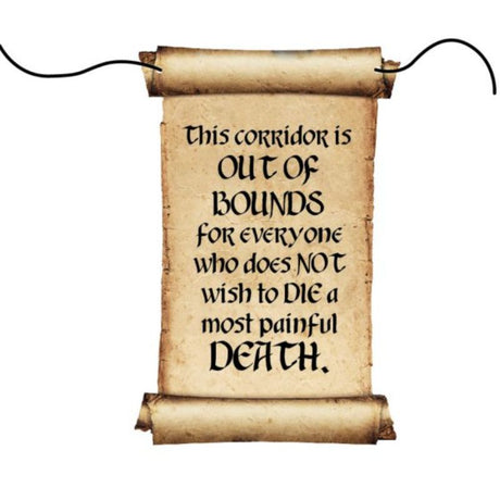 Harry Potter Halloween door decorations with rope, 90cm x 60cm, perfect for spooky celebrations.