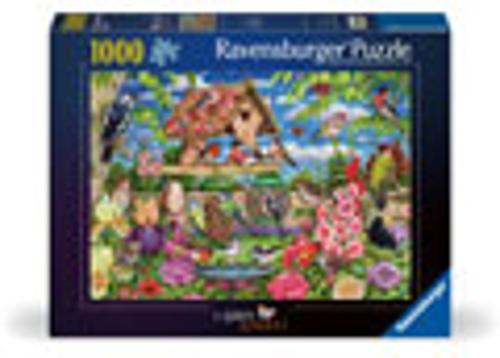 The Bird Table Jigsaw Puzzle 1000 Piece Ravensburger