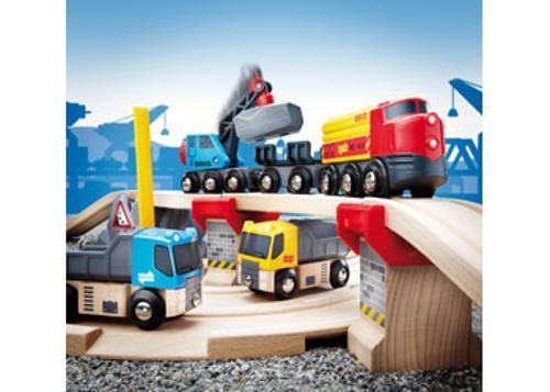 BRIO - Rail & Road Loading Set 32 Pieces