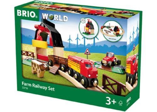 BRIO - Farm Railway Set 20 Pieces