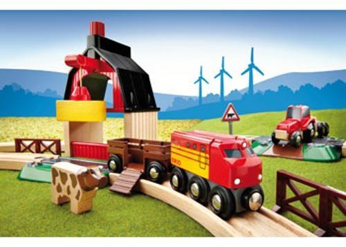 BRIO - Farm Railway Set 20 Pieces
