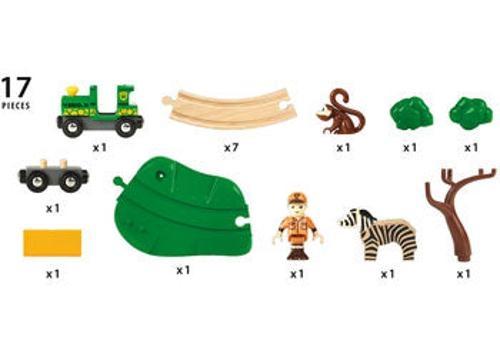 BRIO - Safari Railway Set 17 Pieces