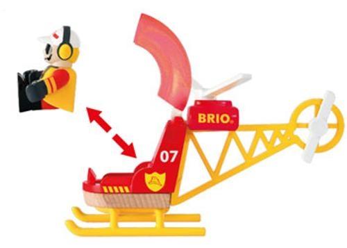 BRIO - Firefighter Helicopter 3 Pieces
