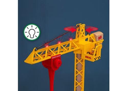 BRIO - Construction Crane w Lights 5 Pieces