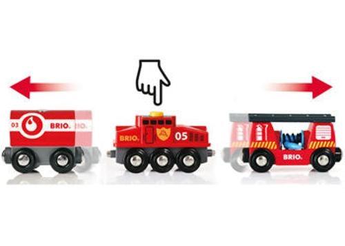 BRIO - Rescue Firefighting Train 4 Pieces